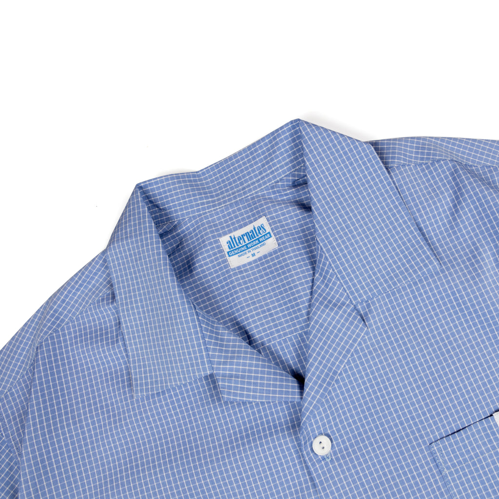 Alternates & Co. Two Pocket Gingham Open Shirt (Boxy Fit)