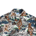 Alternates & Co. Hawaii Tiger Open Shirt (Blue)