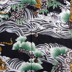 Alternates & Co. Hawaii Tiger Open Shirt (Black)