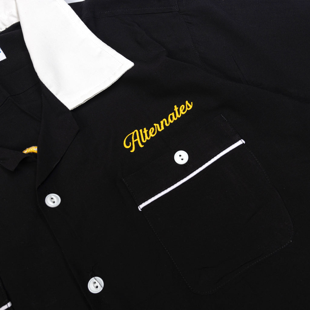 Alternates & Co. Bowling Shirt Rayon SAO CHING CHA Embroidery