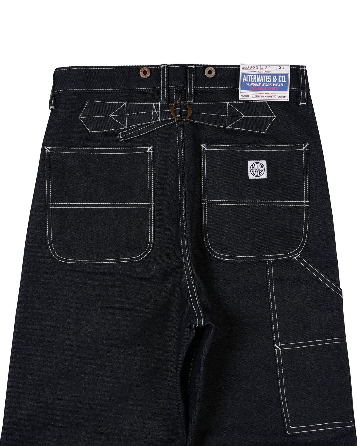 Alternates & Co. Lot.0302 Carpenter Denim Utility Pants 14.2oz