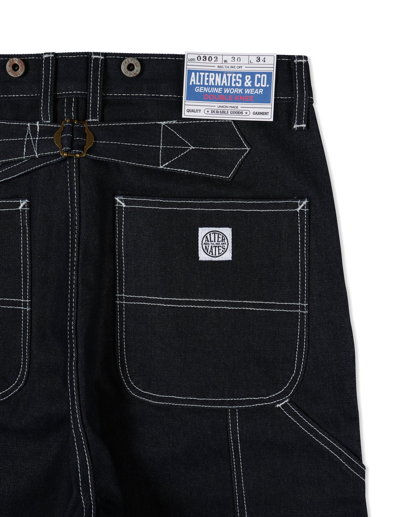Alternates & Co. Lot.0302 Carpenter Denim Utility Pants 14.2oz